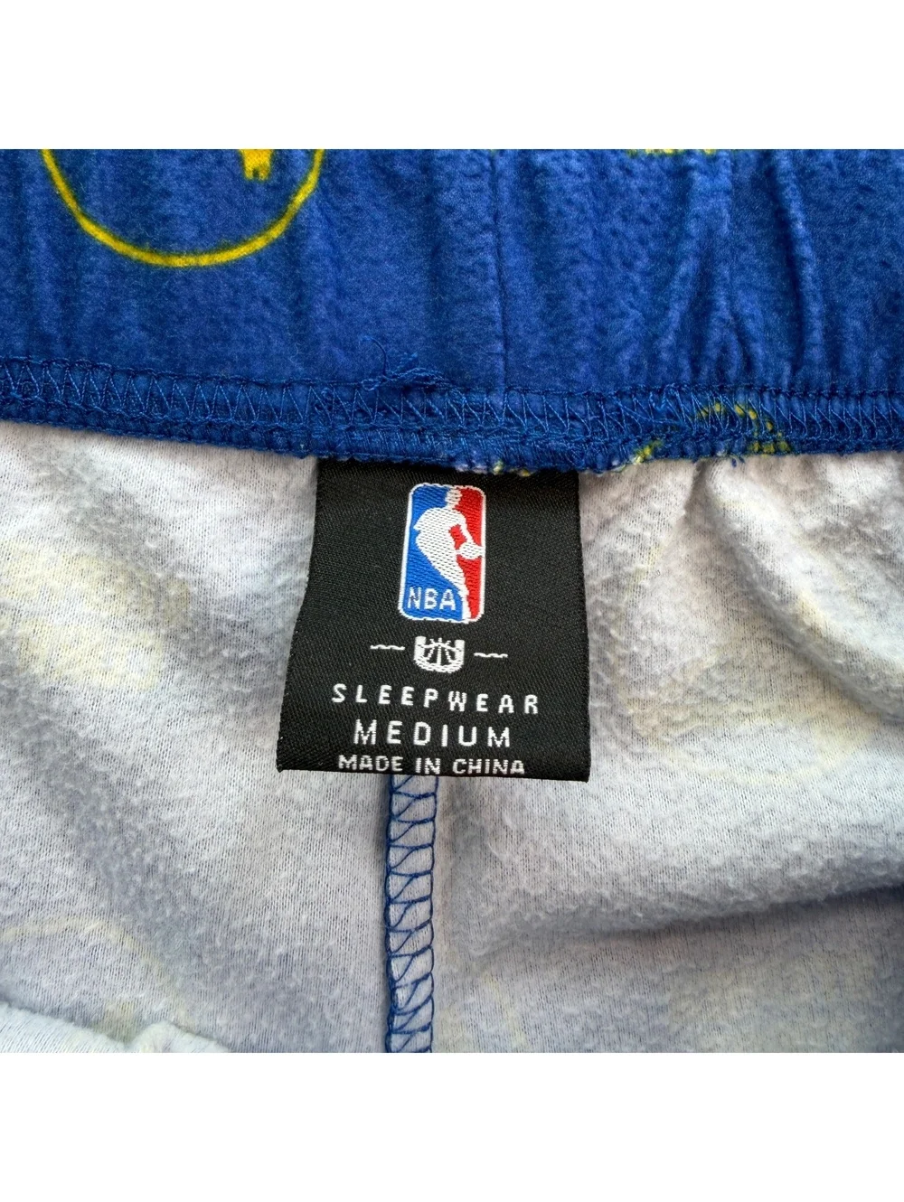 NBA Stephen Curry Golden State Warriors AOP Sleep Lounge Pajama Pants Blue Men M